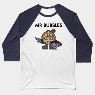 Mr Bubbles Baseball T-Shirt